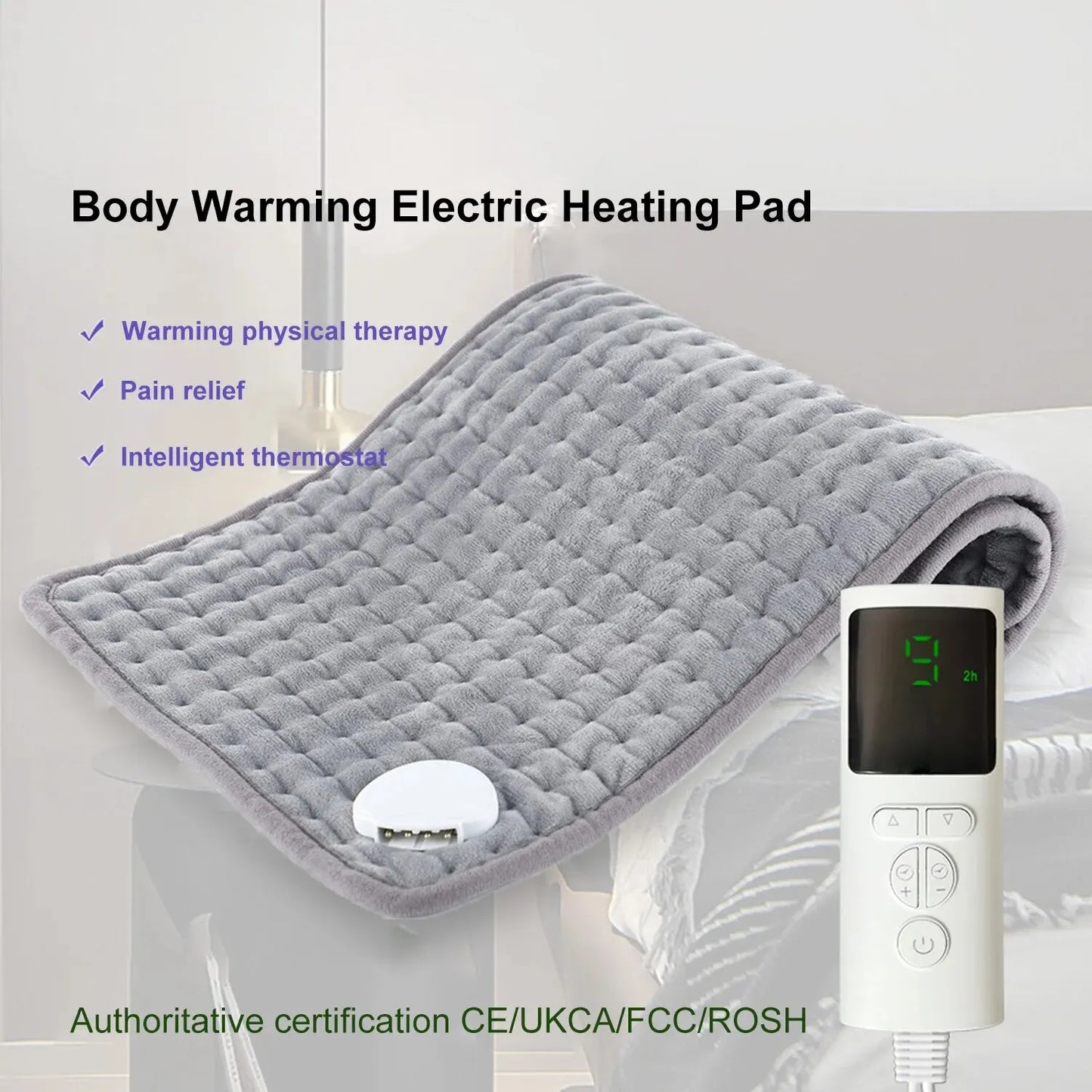 Multi-functional Electric Heating Pad for Back, Muscle Pain, Rapid Relieve - Homevalley.co.uk