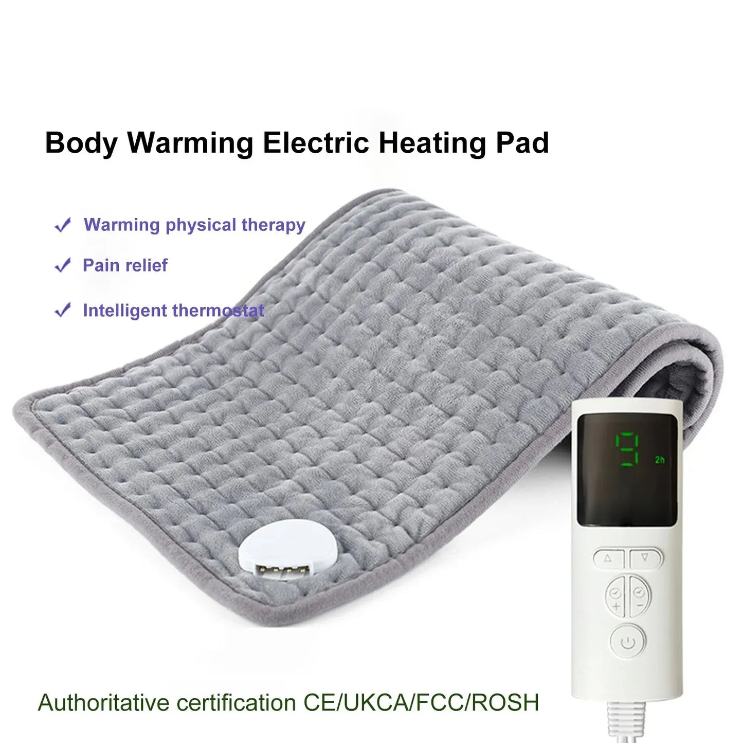 Multi-functional Electric Heating Pad for Back, Muscle Pain, Rapid Relieve - Homevalley.co.uk