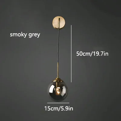 Nordic Glass Wall Light - Homevalley.co.uk