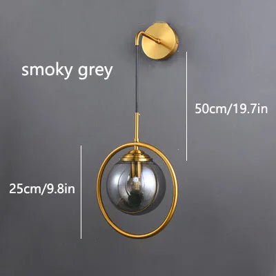 Nordic Glass Wall Light - Homevalley.co.uk