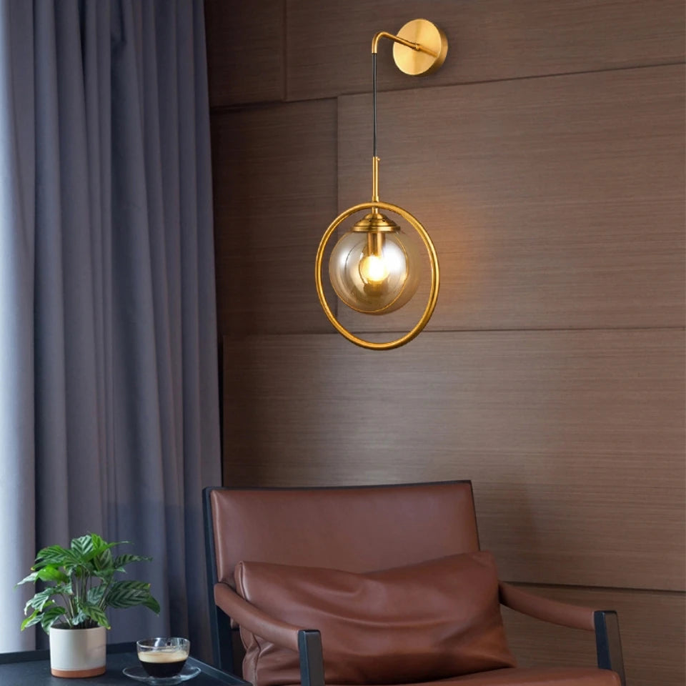 Nordic Glass Wall Light - Homevalley.co.uk