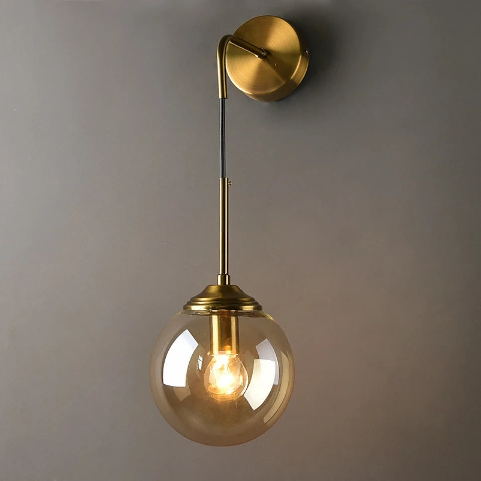 Nordic Glass Wall Light - Homevalley.co.uk