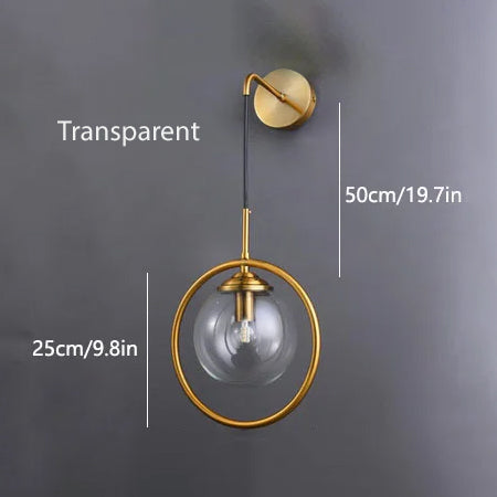 Nordic Glass Wall Light - Homevalley.co.uk
