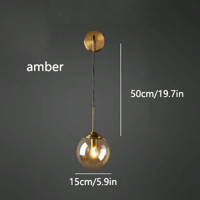 Nordic Glass Wall Light - Homevalley.co.uk