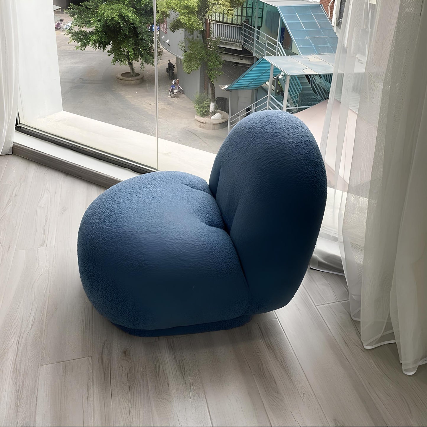 Nordic Lamb Velvet Chair Seat - Homevalley.co.uk