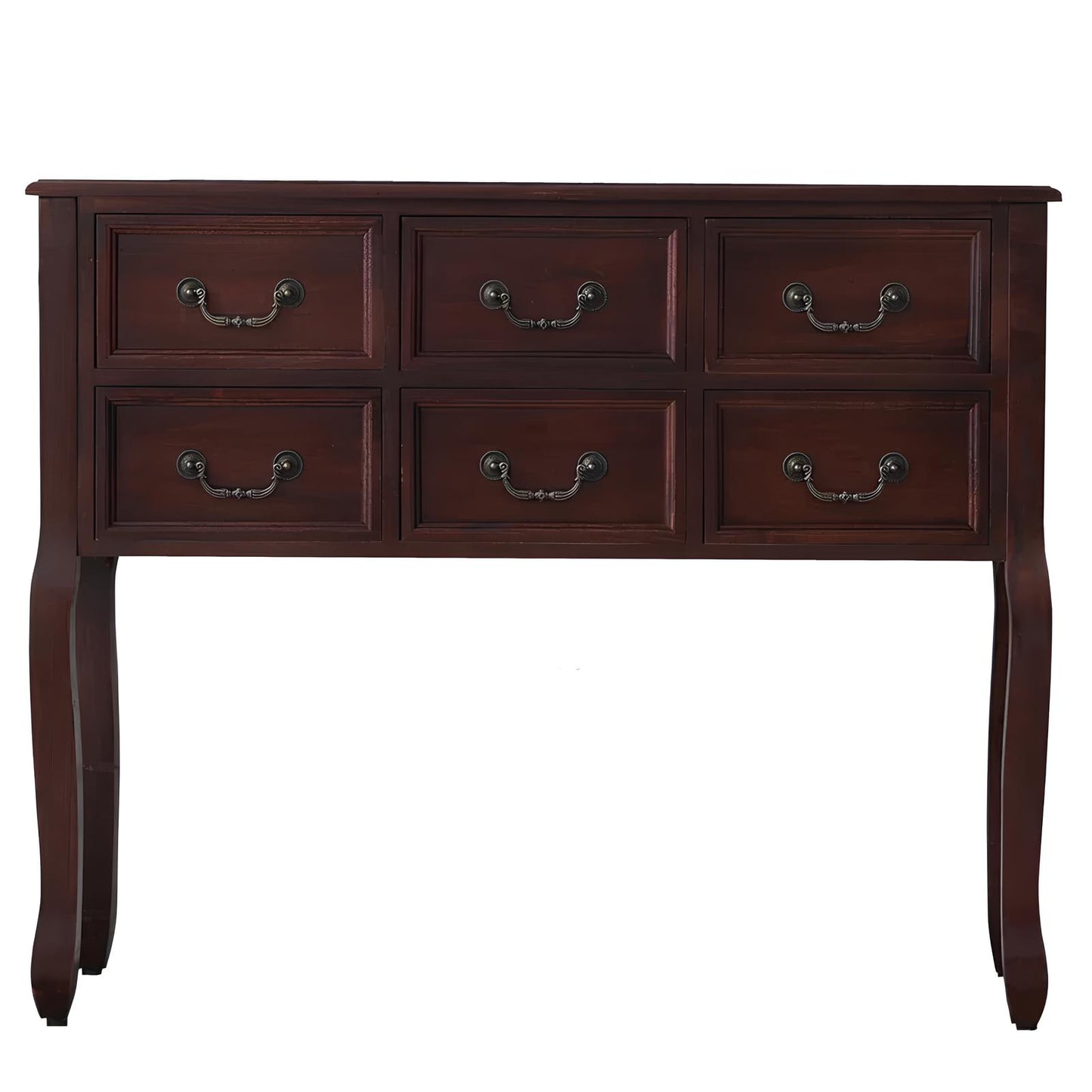 Nordic Solid Wood Console Table with Drawers - Homevalley.co.uk