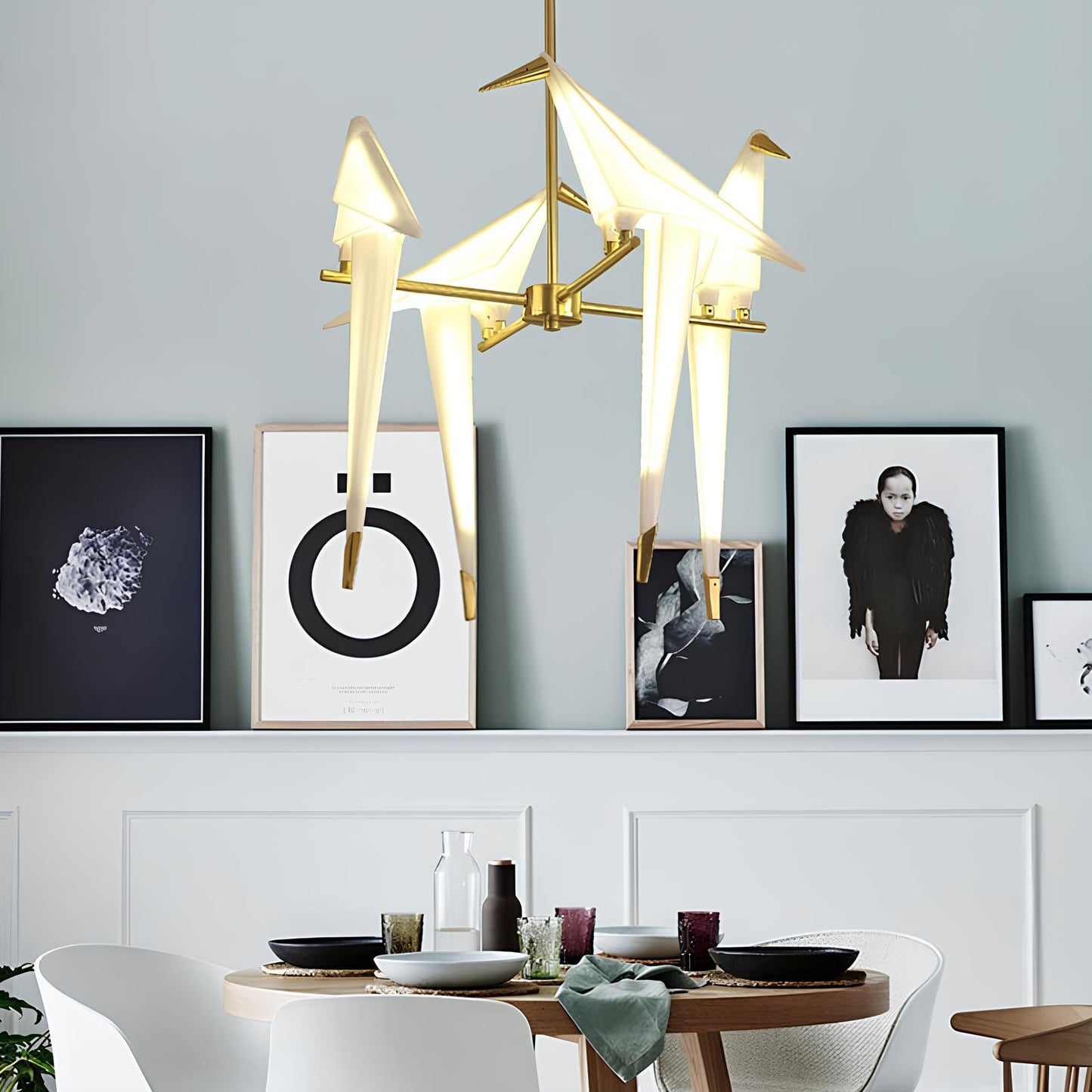 Origami Bird Ceiling Light Chandelier Lamp - Homevalley.co.uk