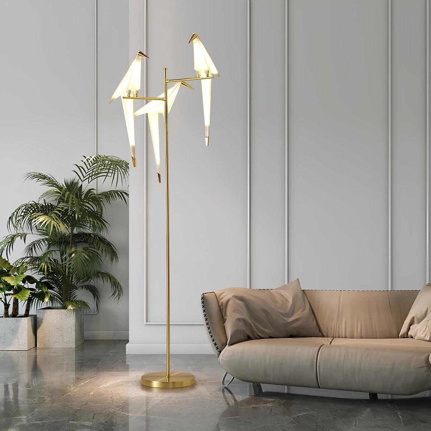 Origami Bird Floor Lamp, Table Lamp - Homevalley.co.uk