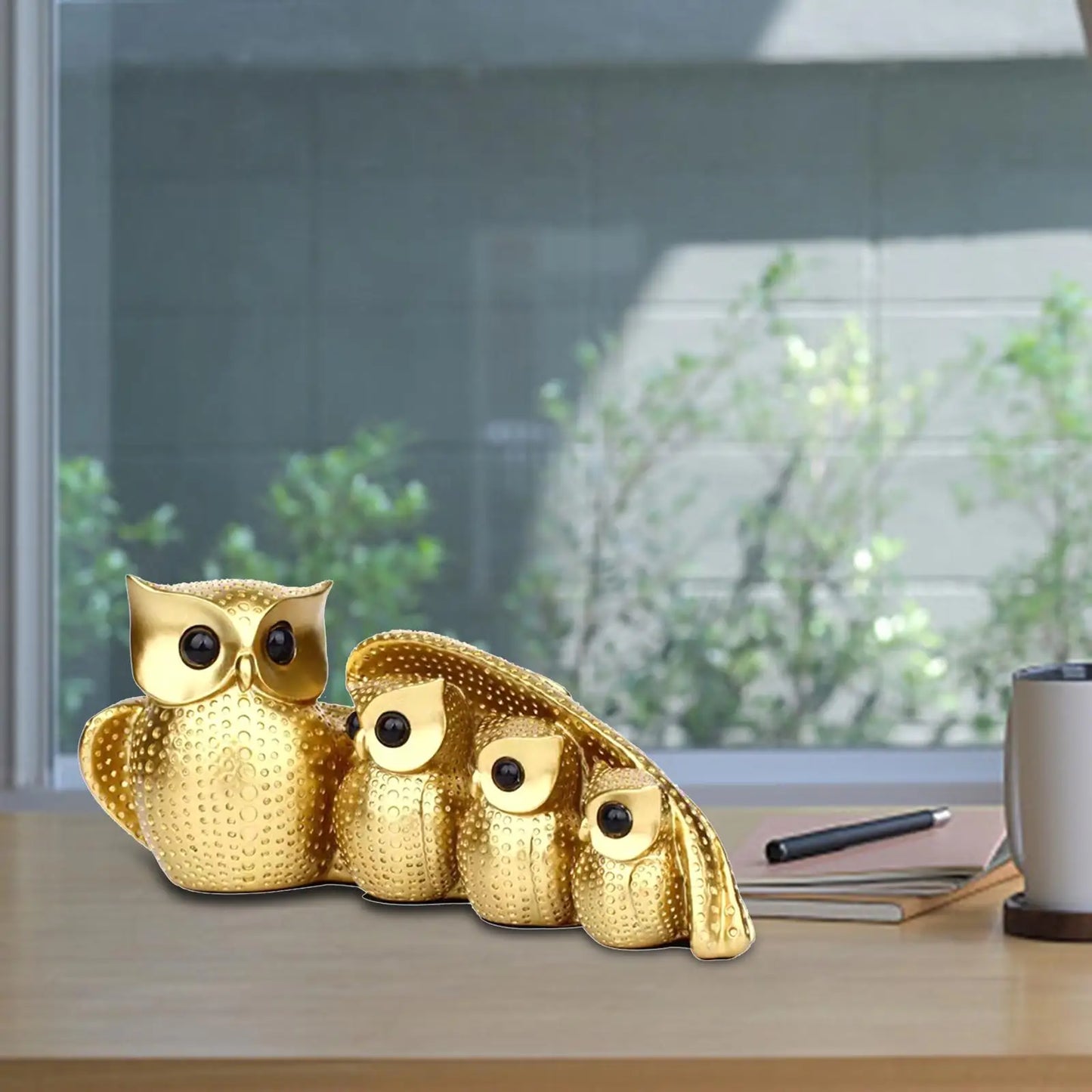 Owl Family Figurine - Homevalley.co.uk