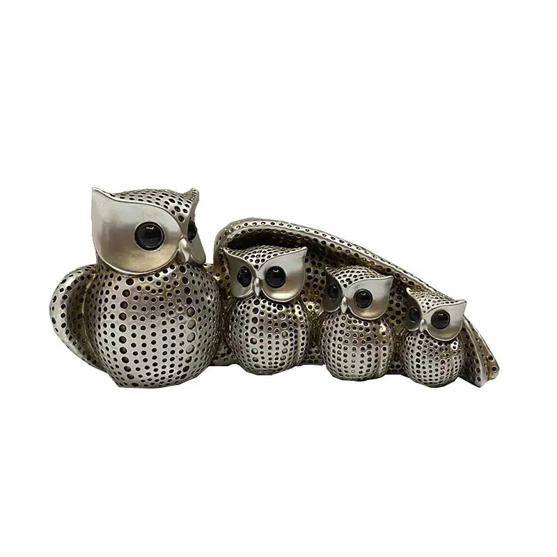 Owl Family Figurine - Homevalley.co.uk