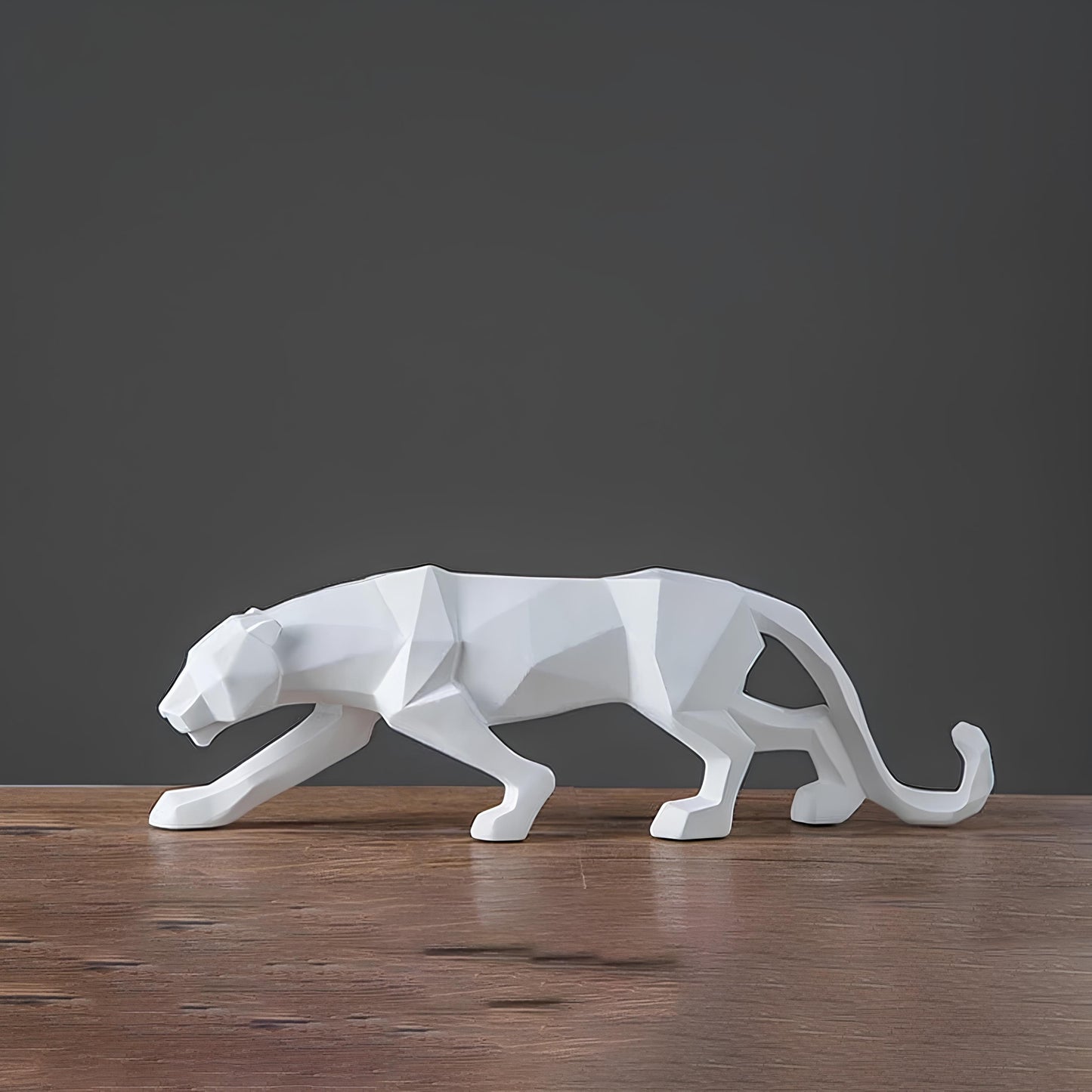 Panther Resin Sculpture Abstract Figurine - Homevalley.co.uk