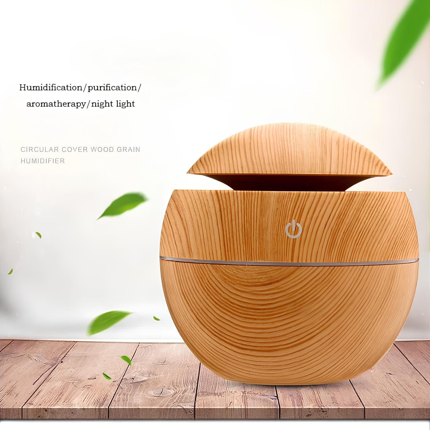 Portable Aroma Diffuser And Humidifier 130ML with 7 Color LED Light - Homevalley.co.uk