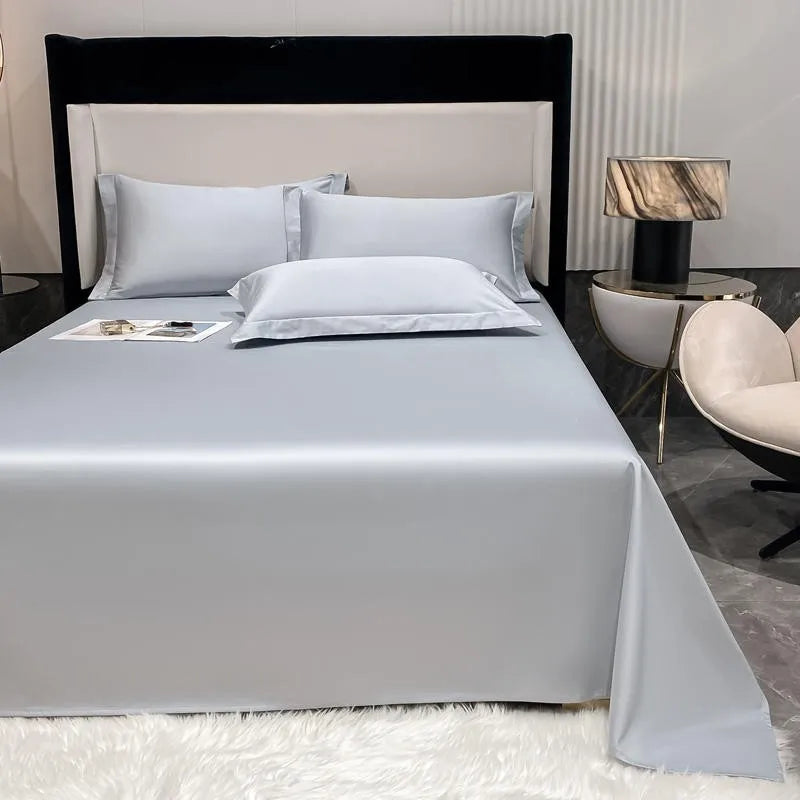 Premium Hotel Quality 1Pc Flat Sheet or pillow cases 1000TC Egyptian Cotton, Luxury Bedding Wrinkle, Stain and Fade Resistant - Homevalley.co.uk