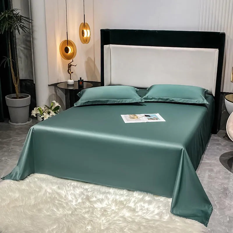 Premium Hotel Quality 1Pc Flat Sheet or pillow cases 1000TC Egyptian Cotton, Luxury Bedding Wrinkle, Stain and Fade Resistant - Homevalley.co.uk