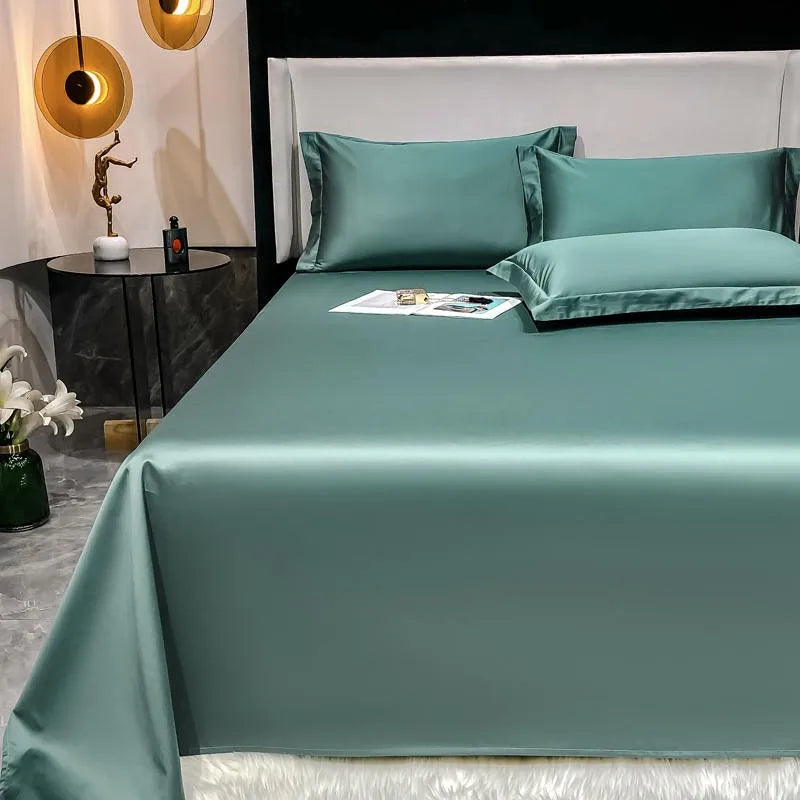 Premium Hotel Quality 1Pc Flat Sheet or pillow cases 1000TC Egyptian Cotton, Luxury Bedding Wrinkle, Stain and Fade Resistant - Homevalley.co.uk