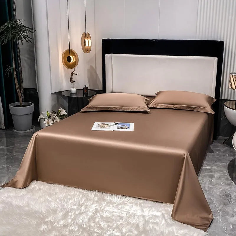 Premium Hotel Quality 1Pc Flat Sheet or pillow cases 1000TC Egyptian Cotton, Luxury Bedding Wrinkle, Stain and Fade Resistant - Homevalley.co.uk