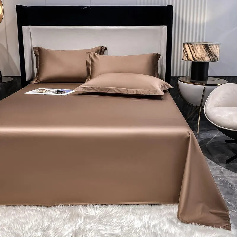 Premium Hotel Quality 1Pc Flat Sheet or pillow cases 1000TC Egyptian Cotton, Luxury Bedding Wrinkle, Stain and Fade Resistant - Homevalley.co.uk