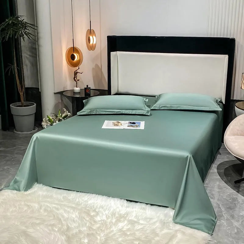 Premium Hotel Quality 1Pc Flat Sheet or pillow cases 1000TC Egyptian Cotton, Luxury Bedding Wrinkle, Stain and Fade Resistant - Homevalley.co.uk