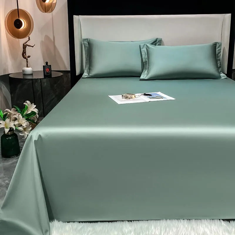 Premium Hotel Quality 1Pc Flat Sheet or pillow cases 1000TC Egyptian Cotton, Luxury Bedding Wrinkle, Stain and Fade Resistant - Homevalley.co.uk