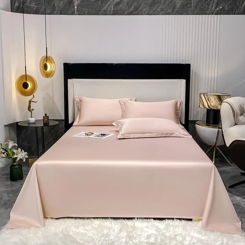 Premium Hotel Quality 1Pc Flat Sheet or pillow cases 1000TC Egyptian Cotton, Luxury Bedding Wrinkle, Stain and Fade Resistant - Homevalley.co.uk
