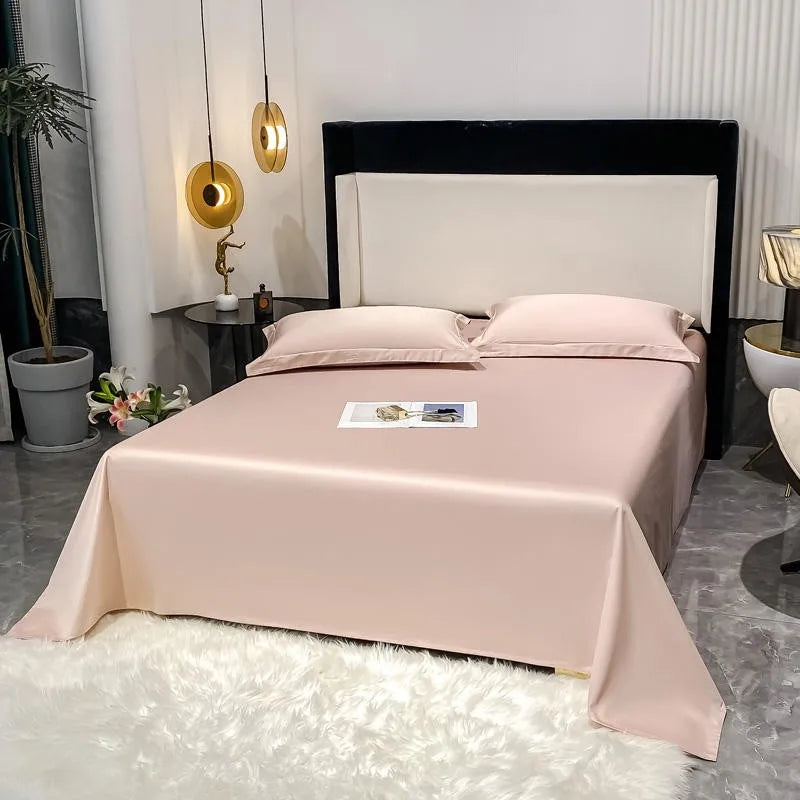 Premium Hotel Quality 1Pc Flat Sheet or pillow cases 1000TC Egyptian Cotton, Luxury Bedding Wrinkle, Stain and Fade Resistant - Homevalley.co.uk