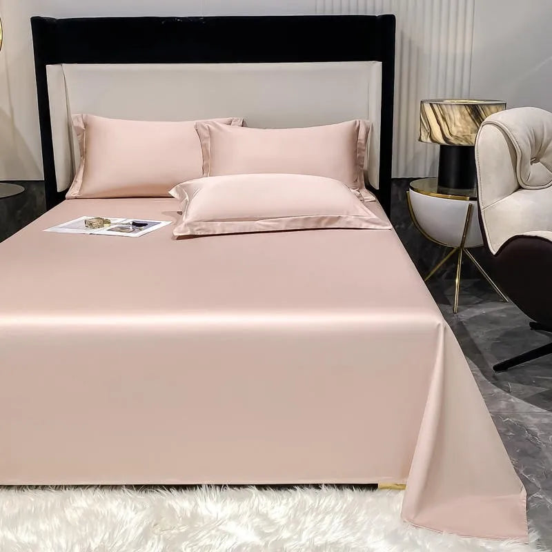 Premium Hotel Quality 1Pc Flat Sheet or pillow cases 1000TC Egyptian Cotton, Luxury Bedding Wrinkle, Stain and Fade Resistant - Homevalley.co.uk
