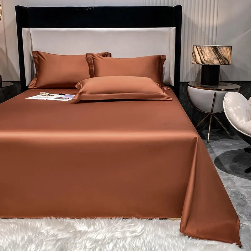 Premium Hotel Quality 1Pc Flat Sheet or pillow cases 1000TC Egyptian Cotton, Luxury Bedding Wrinkle, Stain and Fade Resistant - Homevalley.co.uk