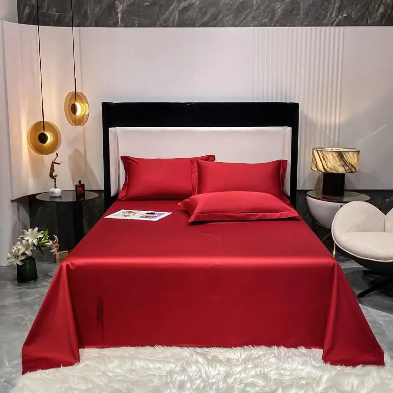 Premium Hotel Quality 1Pc Flat Sheet or pillow cases 1000TC Egyptian Cotton, Luxury Bedding Wrinkle, Stain and Fade Resistant - Homevalley.co.uk