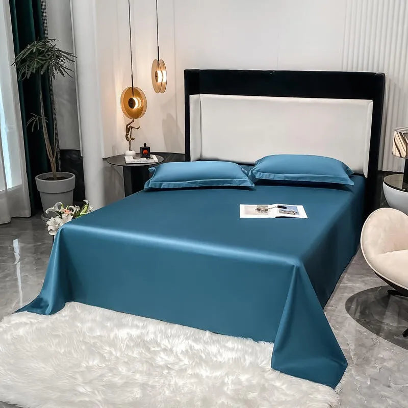 Premium Hotel Quality 1Pc Flat Sheet or pillow cases 1000TC Egyptian Cotton, Luxury Bedding Wrinkle, Stain and Fade Resistant - Homevalley.co.uk