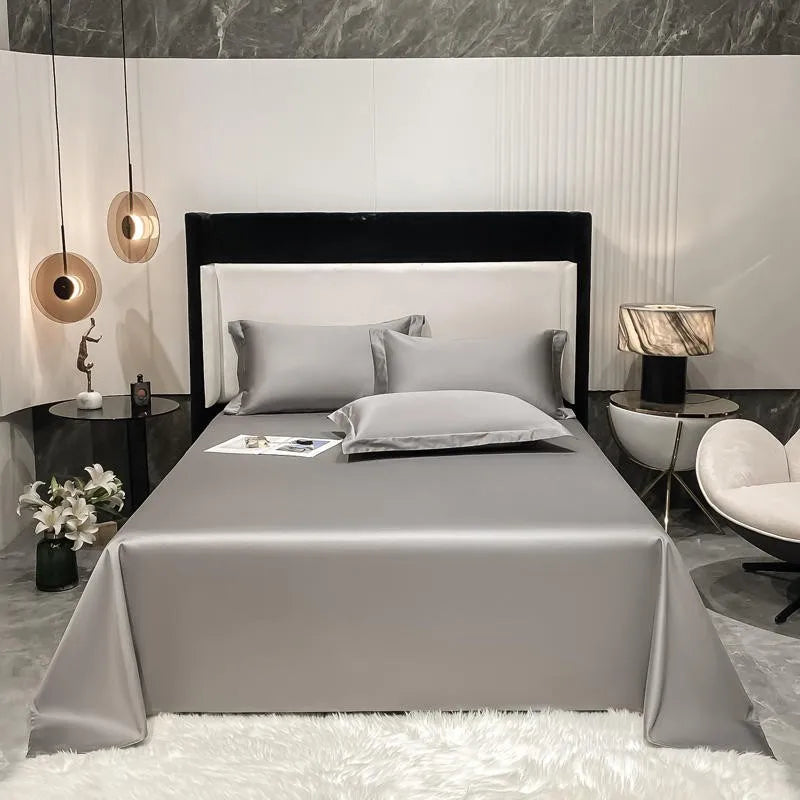 Premium Hotel Quality 1Pc Flat Sheet or pillow cases 1000TC Egyptian Cotton, Luxury Bedding Wrinkle, Stain and Fade Resistant - Homevalley.co.uk