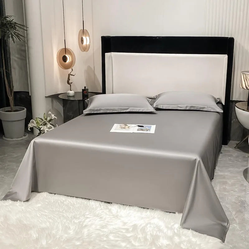 Premium Hotel Quality 1Pc Flat Sheet or pillow cases 1000TC Egyptian Cotton, Luxury Bedding Wrinkle, Stain and Fade Resistant - Homevalley.co.uk