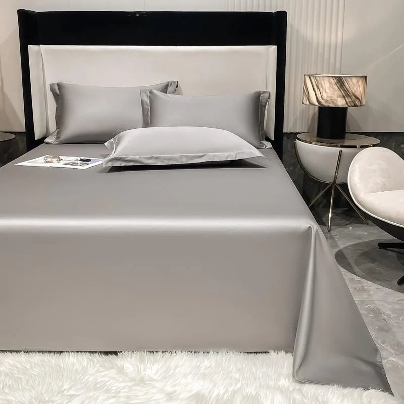 Premium Hotel Quality 1Pc Flat Sheet or pillow cases 1000TC Egyptian Cotton, Luxury Bedding Wrinkle, Stain and Fade Resistant - Homevalley.co.uk
