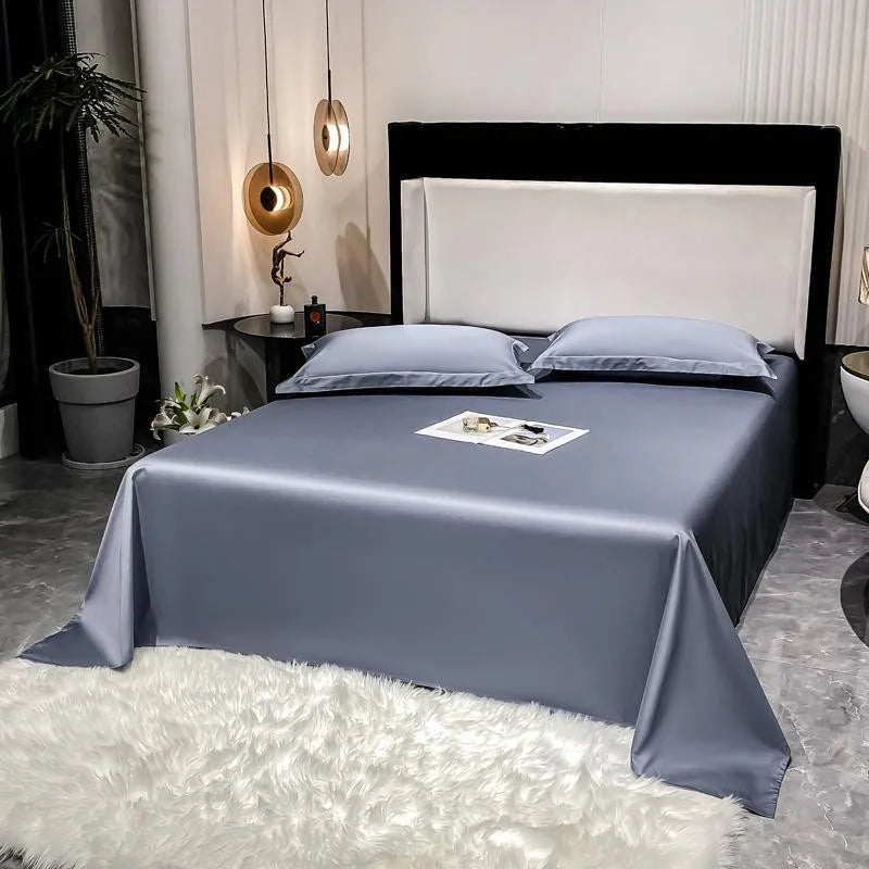 Premium Hotel Quality 1Pc Flat Sheet or pillow cases 1000TC Egyptian Cotton, Luxury Bedding Wrinkle, Stain and Fade Resistant - Homevalley.co.uk