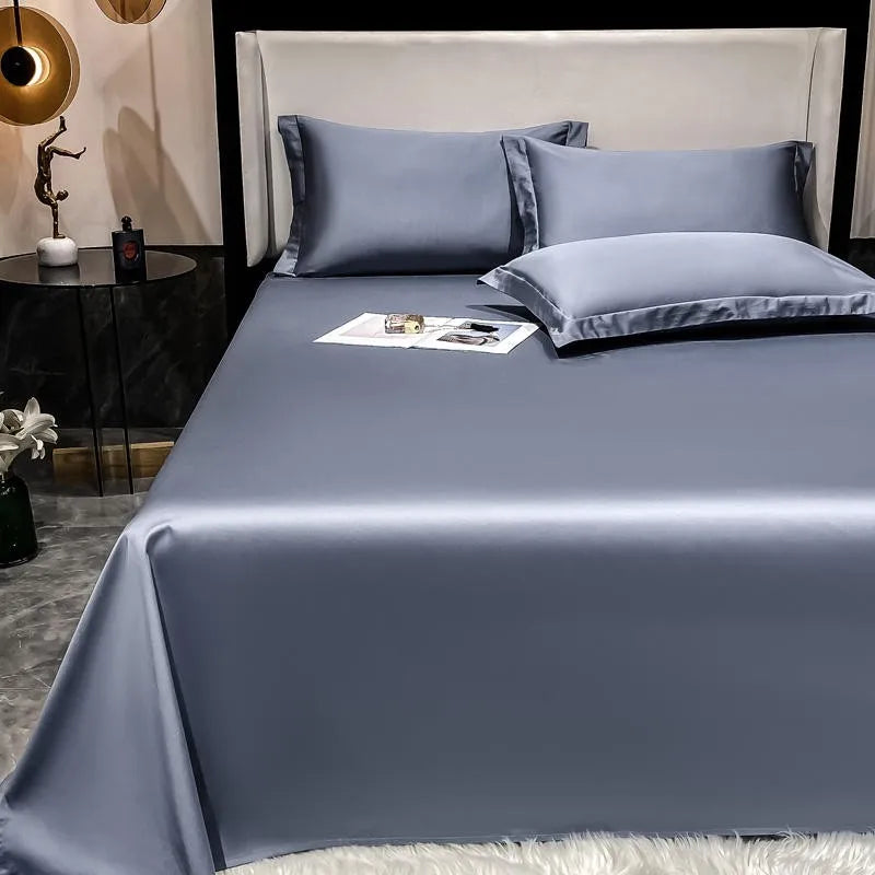 Premium Hotel Quality 1Pc Flat Sheet or pillow cases 1000TC Egyptian Cotton, Luxury Bedding Wrinkle, Stain and Fade Resistant - Homevalley.co.uk