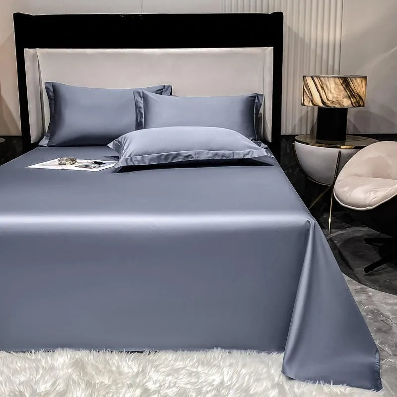 Premium Hotel Quality 1Pc Flat Sheet or pillow cases 1000TC Egyptian Cotton, Luxury Bedding Wrinkle, Stain and Fade Resistant - Homevalley.co.uk