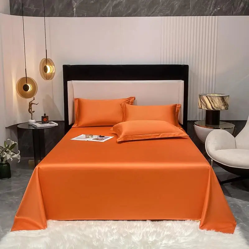 Premium Hotel Quality 1Pc Flat Sheet or pillow cases 1000TC Egyptian Cotton, Luxury Bedding Wrinkle, Stain and Fade Resistant - Homevalley.co.uk