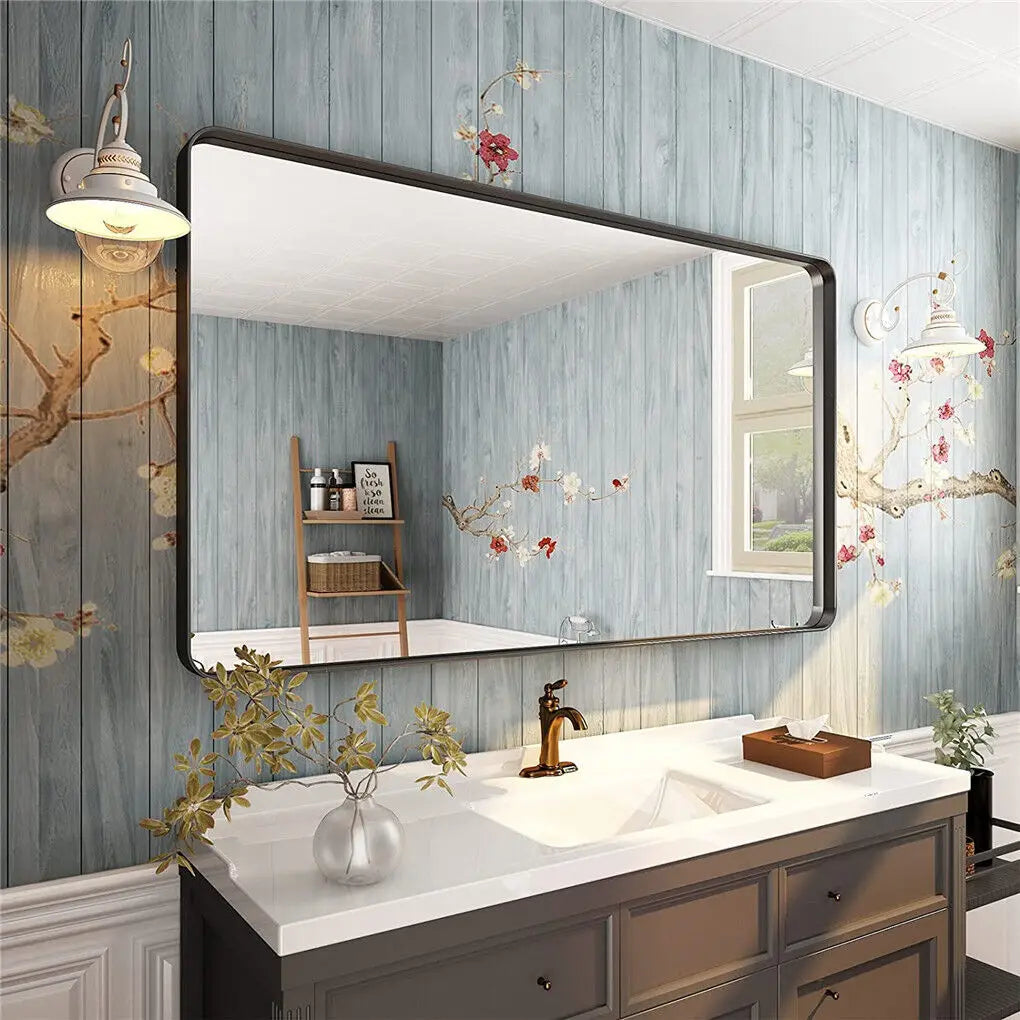 Rectangle Bathroom Wall Mirror - Homevalley.co.uk