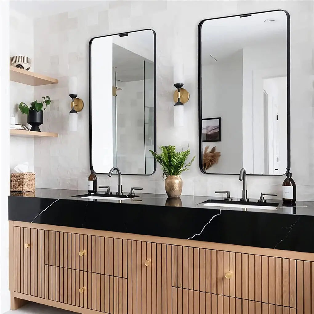 Rectangle Bathroom Wall Mirror - Homevalley.co.uk
