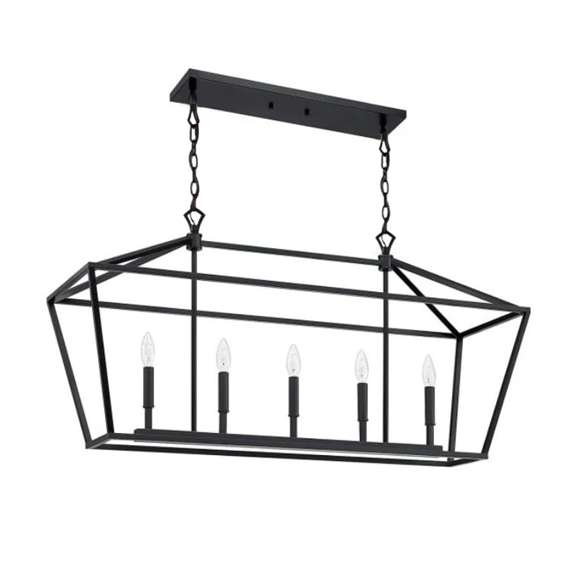 Rectangular Industrial Style Ceiling Lamp - Homevalley.co.uk