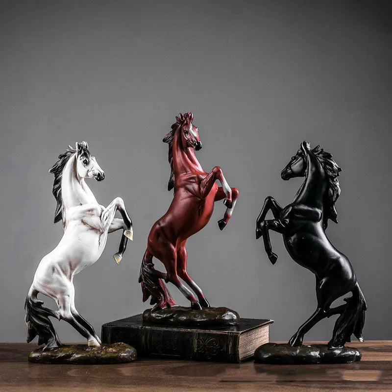 Resin Horse Sculpture Statue Ornament - Homevalley.co.uk