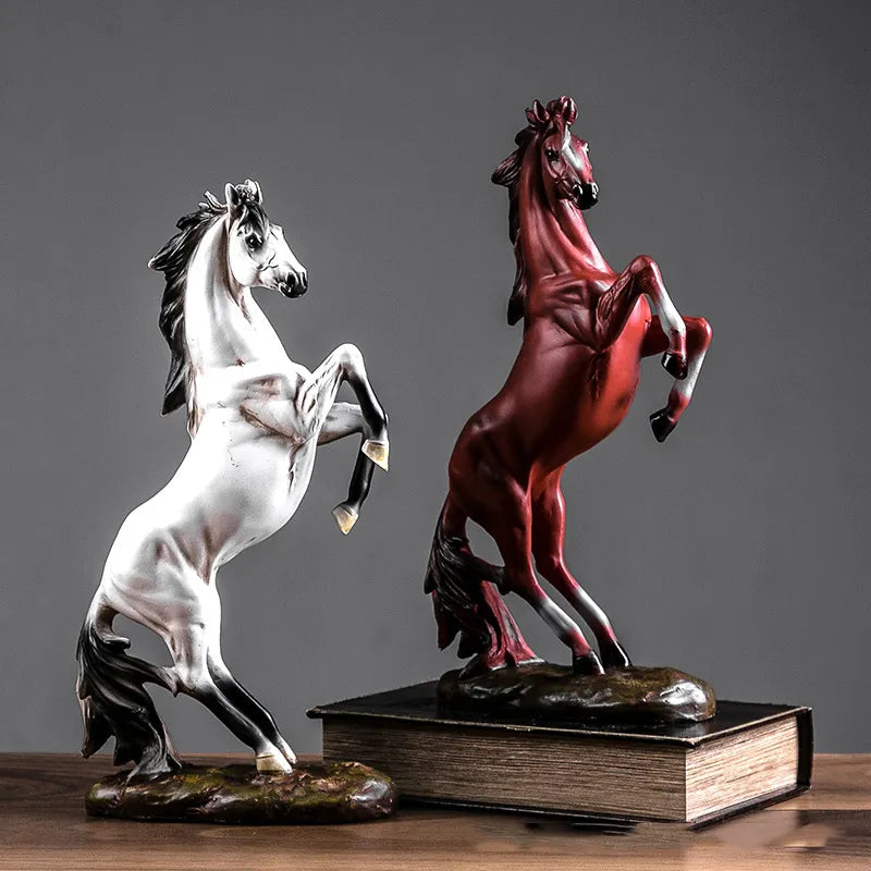 Resin Horse Sculpture Statue Ornament - Homevalley.co.uk