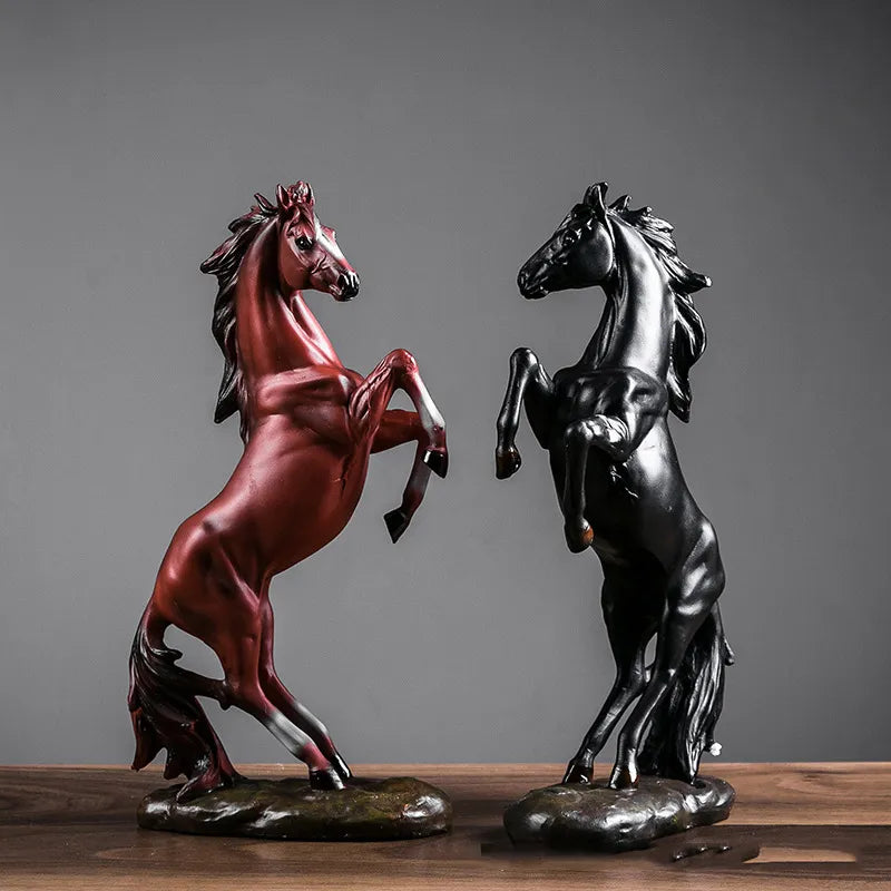 Resin Horse Sculpture Statue Ornament - Homevalley.co.uk