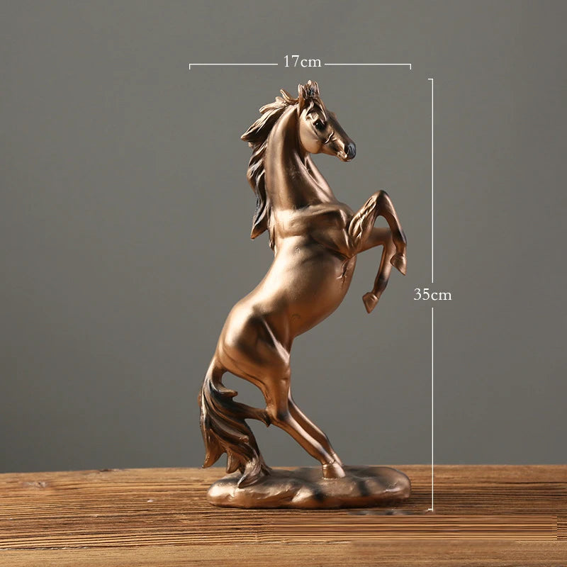 Resin Horse Sculpture Statue Ornament - Homevalley.co.uk