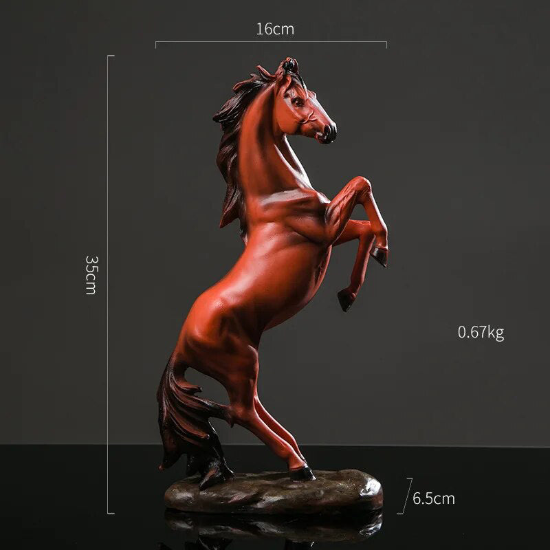Resin Horse Sculpture Statue Ornament - Homevalley.co.uk