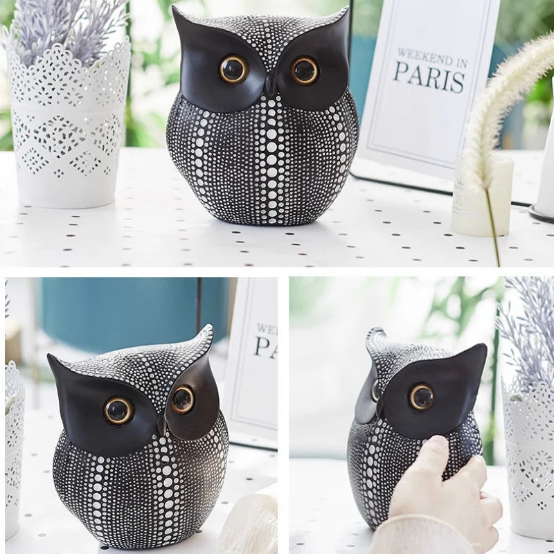 Resin Owl Figurine - Homevalley.co.uk