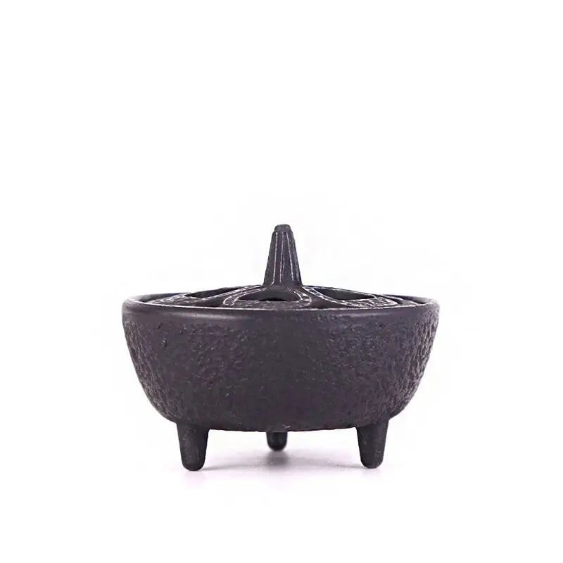 Retro Cast-iron Incense Burner Holder Ceremony Fragrance Smoke Stove - Homevalley.co.uk