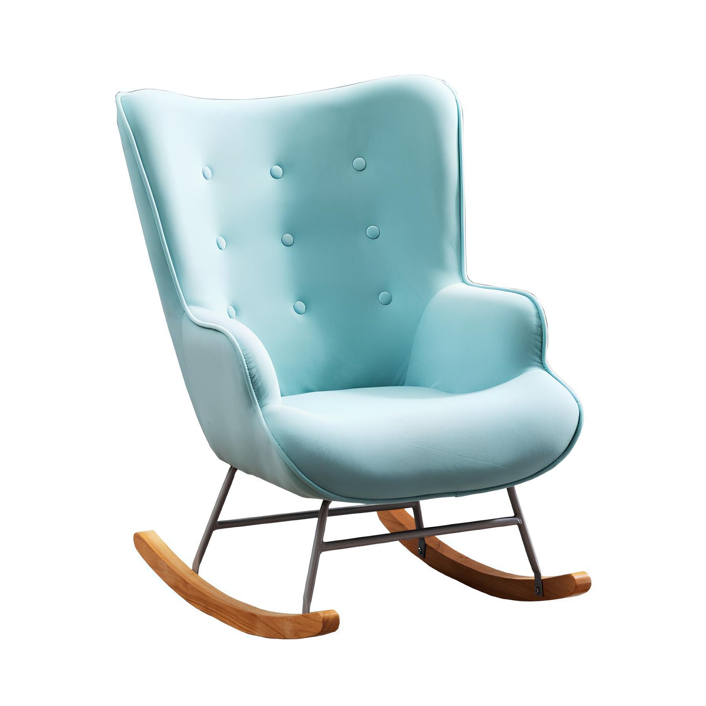 Rocking Swivel Patchwork Yellow Blue Pink Orange Grey Armchair Seat Footstool - Homevalley.co.uk