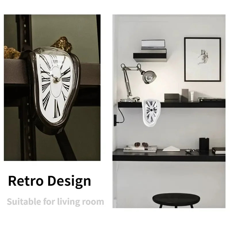 Salvador Dali Surrealistic Distorted Melting Clock - Homevalley.co.uk