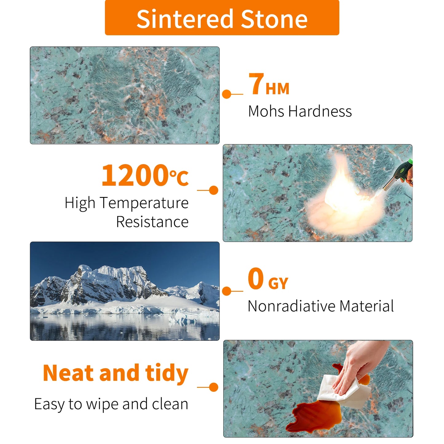 Sintered Stone 2 Tier Round Coffee Side End Table - Homevalley.co.uk