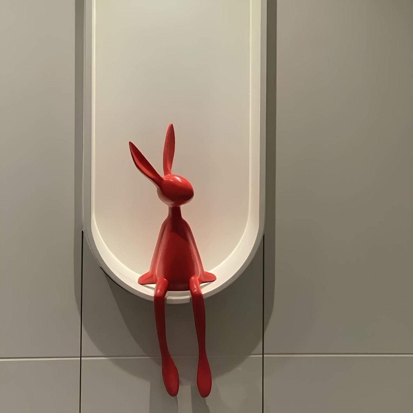 Sitting Rabbit Statue Figurine Home Decor - Homevalley.co.uk